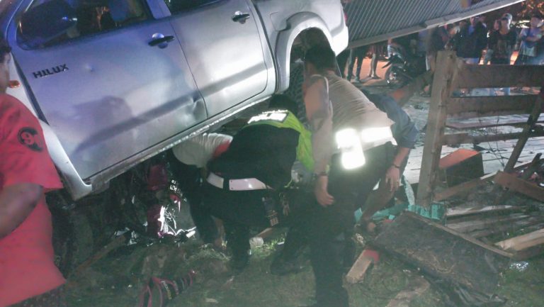 Laka beruntun Di Tanah Hitam, Satu Orang Orang Meninggal Dunia