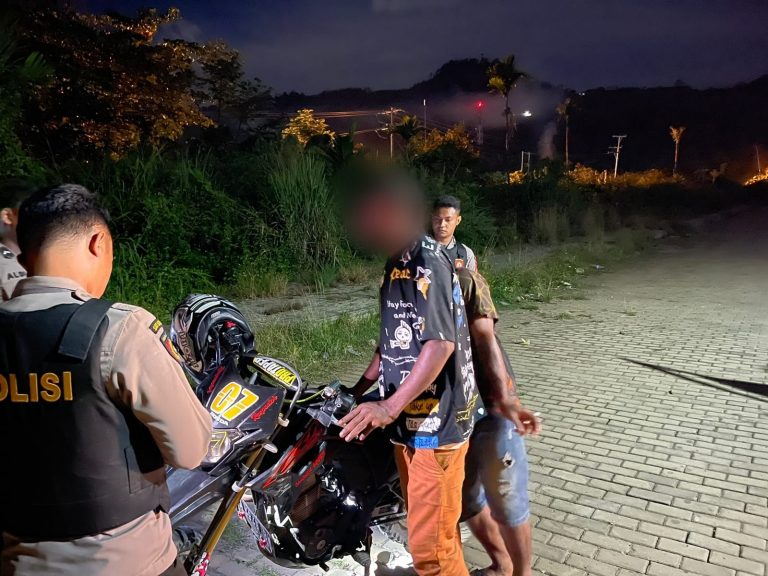 Patroli rutin polisi Amankan Motor Hasil Curian Bersama Penadahnya