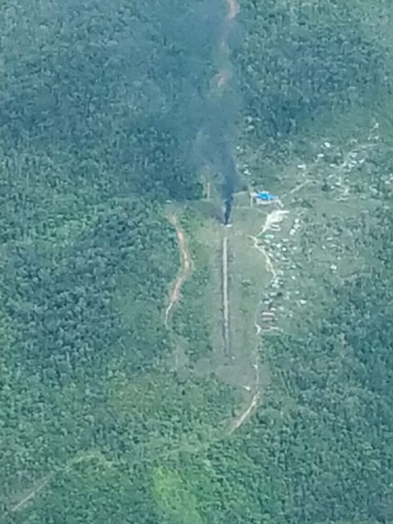Pesawat Susi Air Diduga Dibakar Kelompok Kriminal Bersenjata Di Bandara Paro Kabupaten Nduga