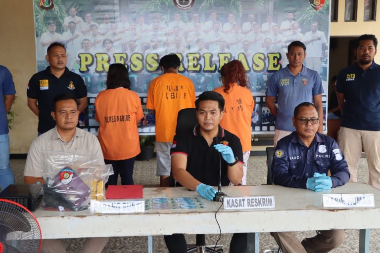 Polres Nabire Berhasil Amankan Tiga Pelaku Peredaran Uang Palsu